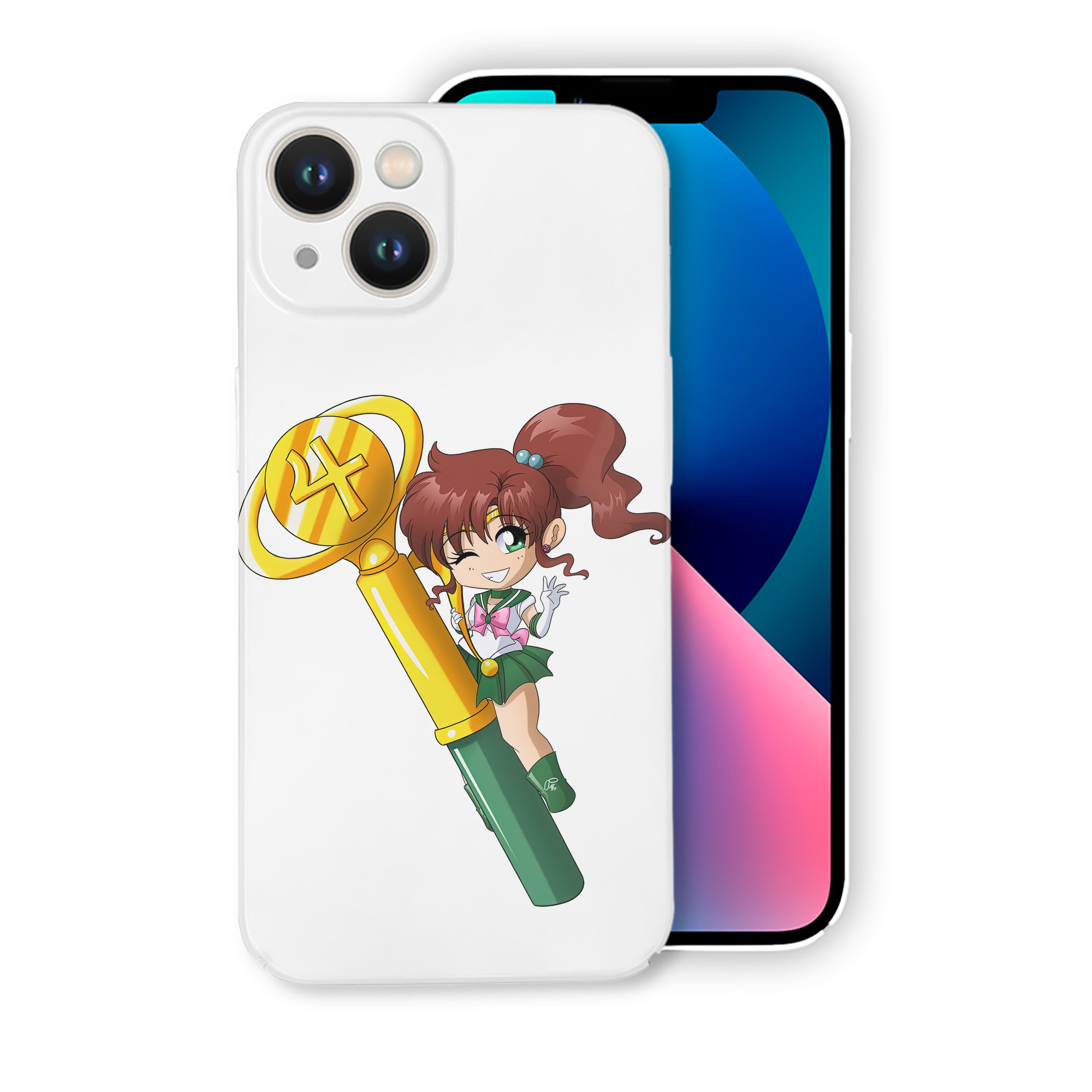 （画像用） 美少女戦士セーラームーン 木野 まこと きの まこと Sailor Moon Kino Makoto （セーラージュピター；Sailor Jupiter） 【iPhone 14シリーズ対応】ハードケース